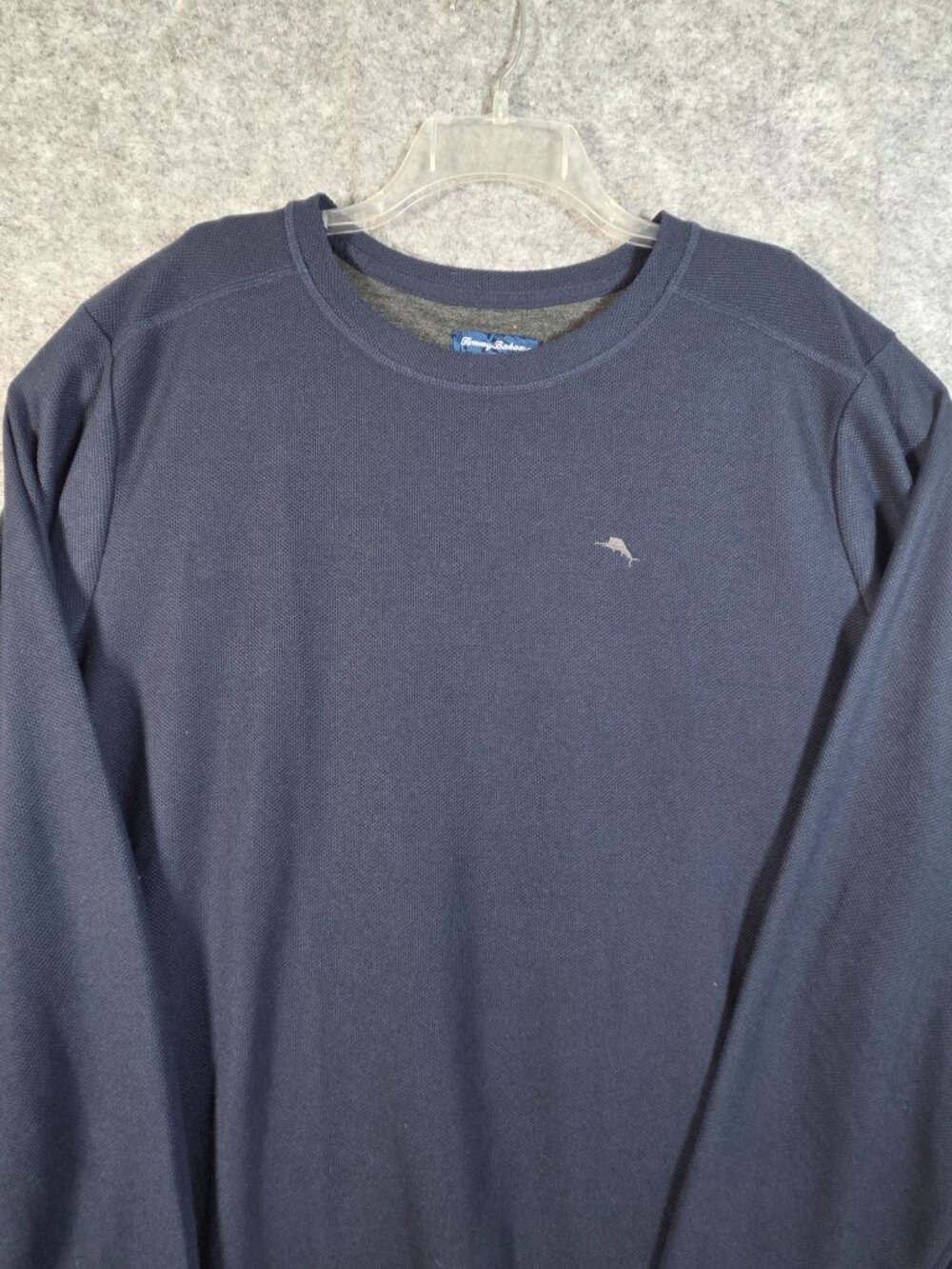 Tommy Bahama Long Sleeve Crewneck Shirt Men 2XL Blue Coastal Quiet Luxury - Picture 3 of 10